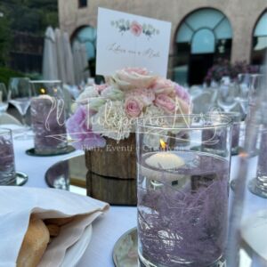 Allestimento Tavola Romantic Con Candele E Specchi